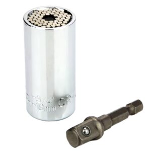 Universele Dopsleutel - Momentsleutel - Schroefmachine Opzetstuk - 7-19mm