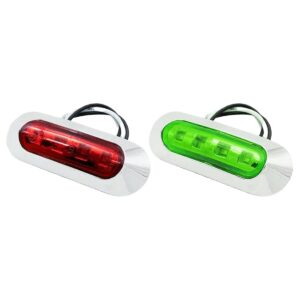 Boot Navigatie Verlichting Set - 12-24V - Rood/Groen