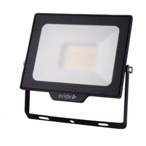 Avide LED Schijnwerper Buiten 5000 lumen - Floodlight - 50W - IP44 - Geblurd Glas - 220-240V - 4000K - Zwart