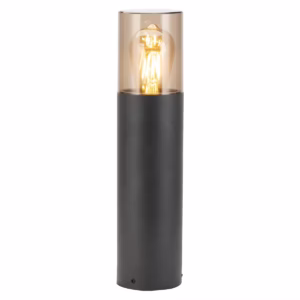Avide Staande Buitenlamp Athen - Moderne Sokkellamp - 30cm - LED - IP54 - 220-240V - Aluminium - Zwart