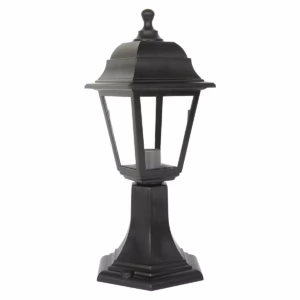 Avide Staande Buitenlamp Blake - Klassieke Sokkellamp - 42cm - LED - IP44 - 220-240V - Zwart