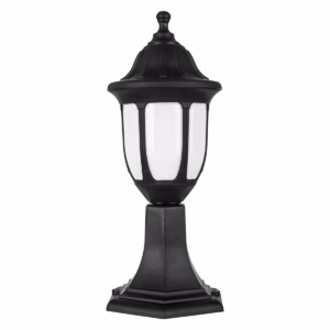 Avide Staande Buitenlamp Mateo-S - Klassieke Sokkellamp - 43cm - LED - IP44 - 220-240V - Zwart