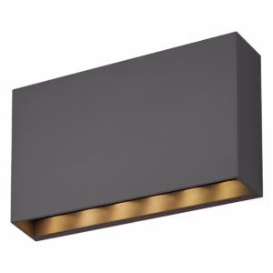 Avide Sydney Buiten Wandlamp - Moderne Buitenlamp - 20cm - 6W - IP65 - 429 lumen - 3000K - 220-240V - Zwart