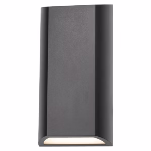 Avide Torino Wandlamp Buiten - Moderne Buitenlamp - 8W - IP65 - 328 lumen - 3000K - 220-240V - Zwart