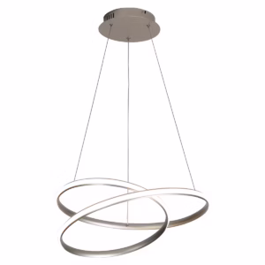 Avide Hanglamp Maeve - 43W - Ø51cm - LED - 150cm Hoog - 2600 lumen - 220-265V - 3000K - Warm Wit Licht - Goud