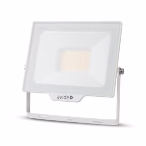 Avide LED Schijnwerper Buiten 3000 lumen - Floodlight - 30W - IP44 - 220-240V - 4000K - Neutraal Wit Licht - Wit