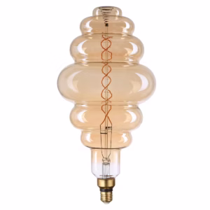 Avide E27 Led Lamp Bixby 8W Dimbaar - 500 lumen - 220-240V - 2400K - Amber - 200x410mm - Vervangt 41W