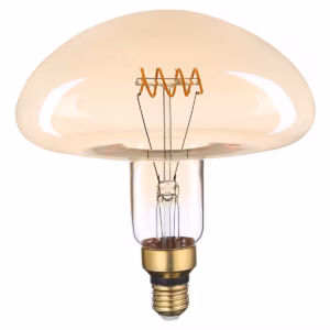 Avide E27 Led Lamp Millau 6W Dimbaar - 300 lumen - 220-240V - 2400K - Amber - 200x210mm - Vervangt 31W