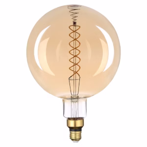 Avide E27 Led Lamp Nowra 8W Dimbaar - 500 lumen - 220-240V - 2400K - Amber - 200x300mm - Vervangt 41W - 4 stuks