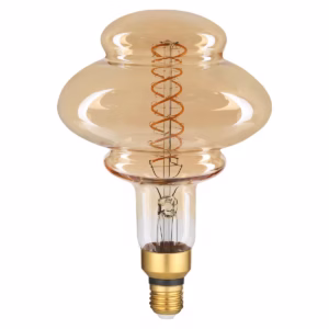 Avide E27 Led Lamp Pearl 8W Dimbaar - 500 lumen - 220-240V - 2400K - Amber - 160x210mm - Vervangt 41W - 4 stuks