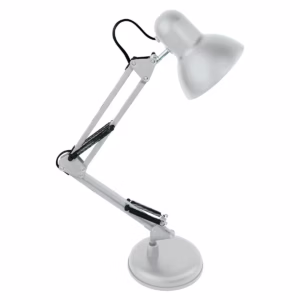 Avide LED Bureaulamp - Klassiek en Industrieel - max 60W - E27 Fitting - 100-240V - Wit