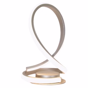 Avide LED Bureaulamp Ribbon 15W - Elegante Tafellamp - Nachtlamp -  27cm - 610 lumen - 3000K - Goud