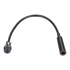 ProRide Antenne Adapter - ISO (m) naar DIN (v) - ISO3 - 0.20 meter - Zwart