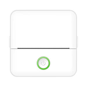 Mini Bluetooth Printer + 1x Thermisch Papier Rol - Pocket Printer - Draadloos - Mini Printer Voor Mobiel - X6 - Wit