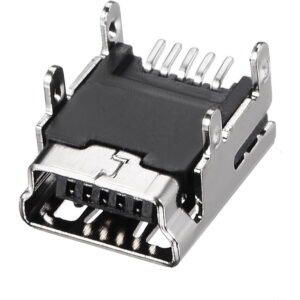 USB Connector - Mini USB Type B - USB 2.0 - 5-pins - PCB mount - MiniUSB-06 - Per 1 Stuk(s)