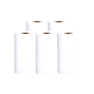 Navullingen Mini Pocket Printer - Thermisch Sticker - 57x25mm - 5x Rol - Wit