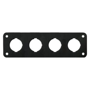 ProRide Wipschakelaar Paneel voor KCD2- 4-voudig - Zwart