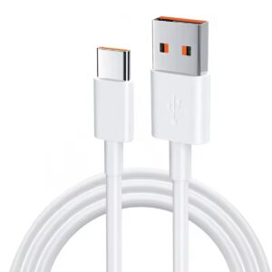 USB Snel Laadkabel - USB Type-C - 10A 100W - 1.5m - Wit