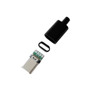USB Connectror - USB C Male - Soldeerbaar - Zwart