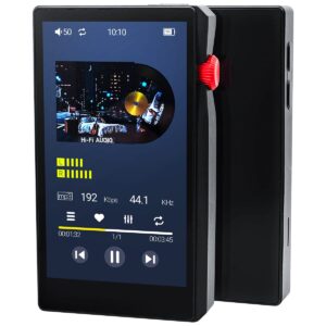 MP3 Speler HiFi met Bluetooth/Wifi - 64GB + 256GB SD Kaart - 3.5inch TFT - DSD256 Audio - C8 - Zwart