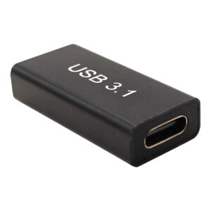 USB Koppelstuk - USB-A (v) naar USB-C (v) - USB 3.1- 5GBps - Zwart