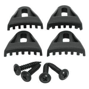 Luidspreker Rooster Bevestigingsset - Set van 4 - Zwart