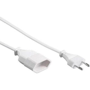 VB Extend Euro Verlengsnoer - 2x0.75mm² - 5 Meter - Wit