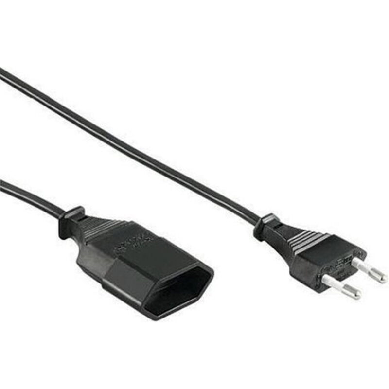 Euro_verlengsnoer_zwart