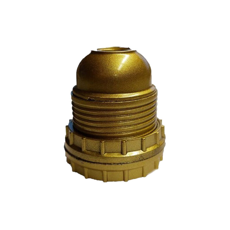 Lamphouder + 2 ringen - E27 - Goud