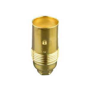 Lamphouder - Glad - E14 - Messing