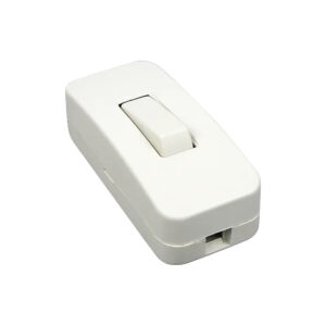 Snoerschakelaar 1P - 4A 250V - Max. 1000W - Wit