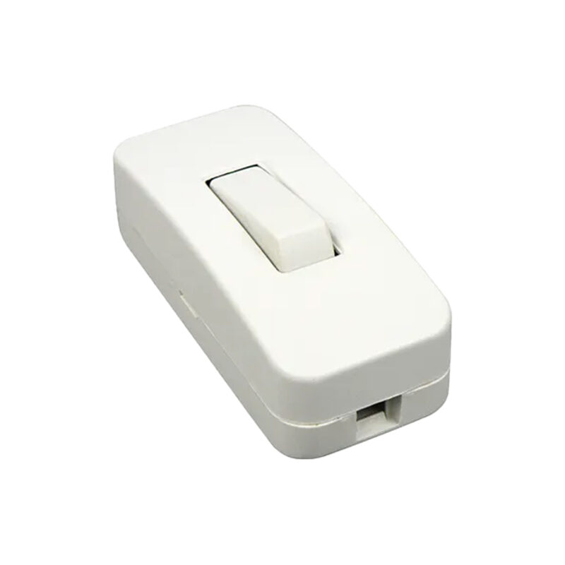 Snoerschakelaar 1P - 250V - 1A - Wit