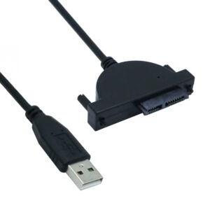 SATA Adapterkabel - SATA naar USB-A (m) - USB 2.0 - SSD - Geschikt voor 2.5'' Schijf