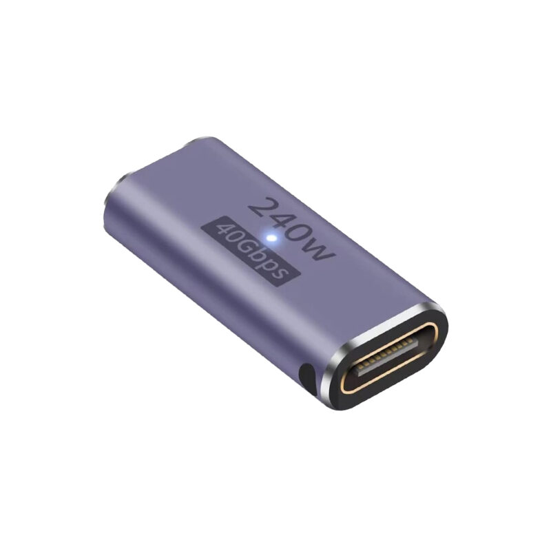 USB Koppelstuk - USB-A Female naar USB-C Female_240W_1