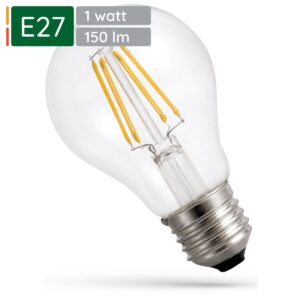Spectrum LED Lamp E27 11W 230V - 150 Lumen - 2700K Warm wit - Gezellig licht - Energiezuinig