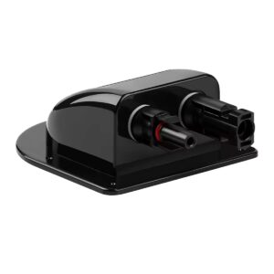 VLTG MC4 Dubbele Dakdoorvoer Voor Zonnepaneel - Waterdicht - Dubbel - Zwart - Geschikt voor Caravan, Camper & Boot