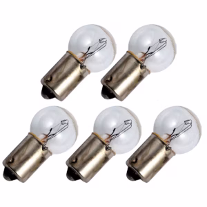 Signaallamp Ba9s 12V 2W - 166 mAh - 5 stuks - G15 Gloeilamp Ø15mm - 29mm - 2500K - Dimbaar