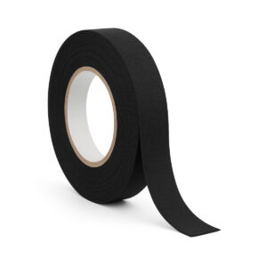 Kabelboom Tape 25mm - Textiel Tape - Hittebestendige Tape 150°C - 0.3mm dikte - 15 meter - Zwart