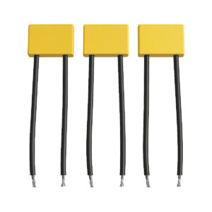 LED Dimstabilisator 470N - Stopt flikkeren van LED lampen tot 10W - 0.47uF - Geel - 3 stuks