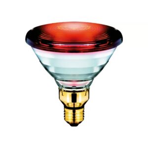 Philips PAR38 Infraroodlamp E27 100W 1200K 230V - Warmtelamp - Rood Licht