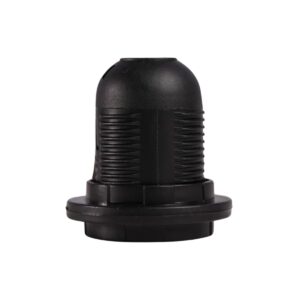 Thorgeon E27 Lamphouder + 2 Ringen - 230V - Zwart