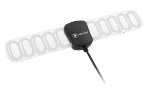 Cabletech DVB-T Televisie Antenne - Auto Radio Antenne - UHF: 470-862 MHz - 5 meter - Zwart