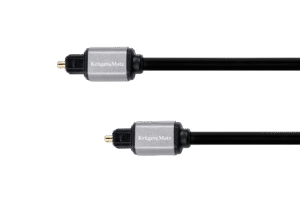 Krüger&Matz Basic Optische Audio Kabel - SPDIF (m) naar SPDIF (m) - 3 meter - Zwart