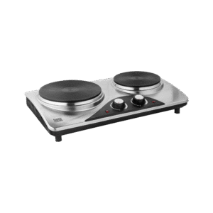 Teesa Draagbare Elektrische Kookplaat - 2 Kookzones - 2500W - 240V - TSA0203 - Grijs