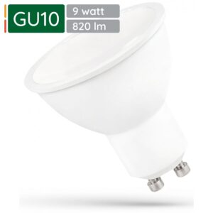 Spectrum LED Lamp GU10 230V 9W - 820 Lumen - 3000K Warm wit - Gezellig licht - Energiezuinig