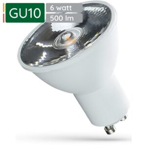 Spectrum LED Lamp GU10 230V 6W - 500 Lumen - 6000K Koud wit - Helder daglicht - Energiezuinig