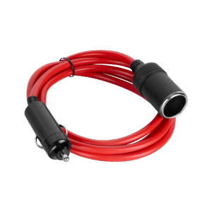 Verlengsnoer voor Sigarettenaansteker - 15A 12/24V - Max. 120W - 2 meter - Rood