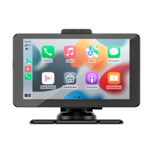 Krüger&Matz Carplay Multimediastation - Geschikt voor Apple CarPlay en Android Auto - 7 Inch Touch screen - Bluetooth - WiFi - Zwart