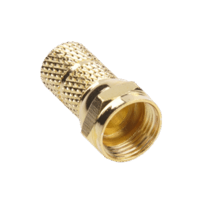 Cabletech F-Connector - 6.8mm - Goud en Koper
