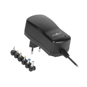 Rebel Universele Stroomadapter - 600mA - 230V AC - 3-12V DC - Zwart